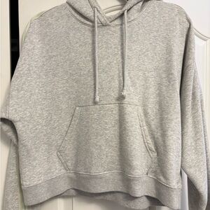 🌟2/$20 🌟TNA Gray Hoodie with Striped Sleeve